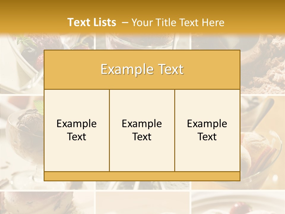 Dairy Chocolate Frozen PowerPoint Template