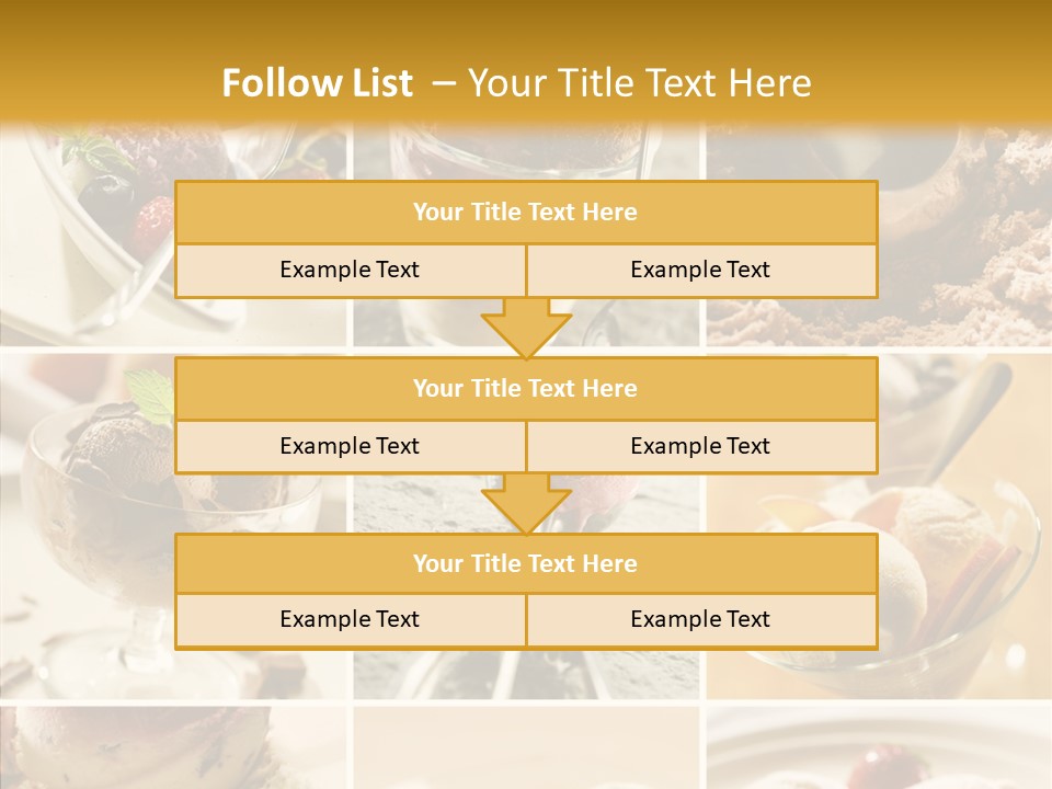 Dairy Chocolate Frozen PowerPoint Template