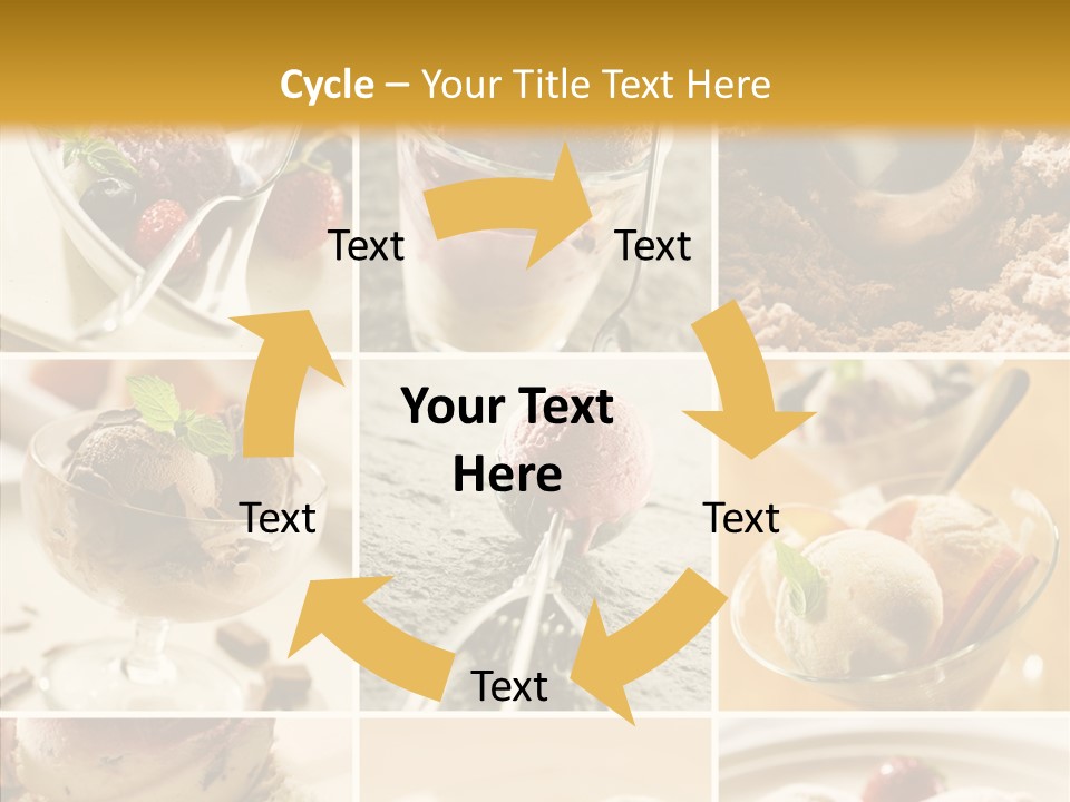 Dairy Chocolate Frozen PowerPoint Template