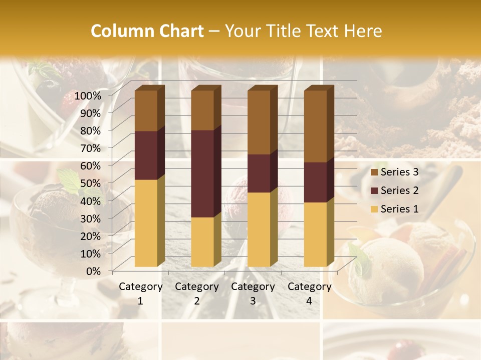 Dairy Chocolate Frozen PowerPoint Template