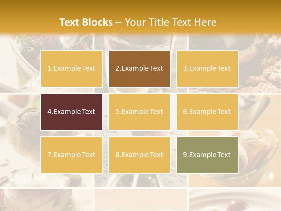 Dairy Chocolate Frozen PowerPoint Template