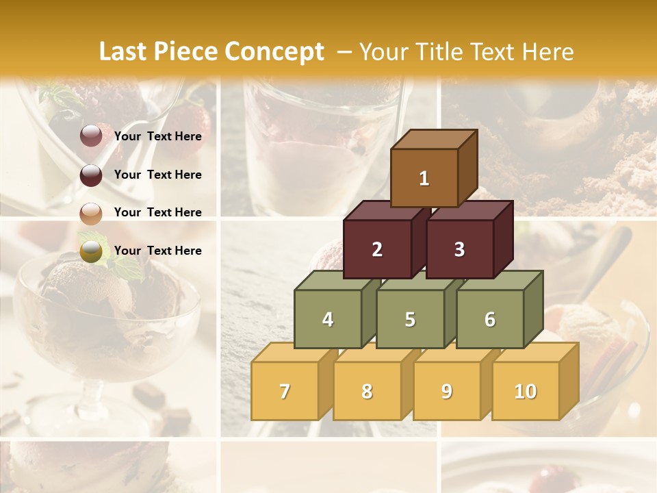 Dairy Chocolate Frozen PowerPoint Template