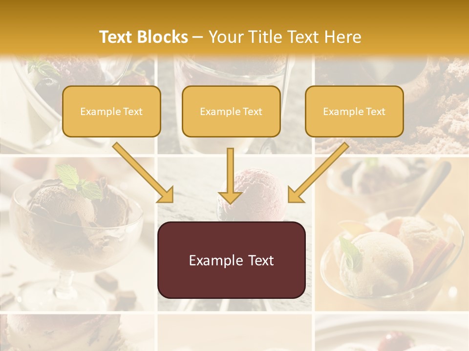 Dairy Chocolate Frozen PowerPoint Template