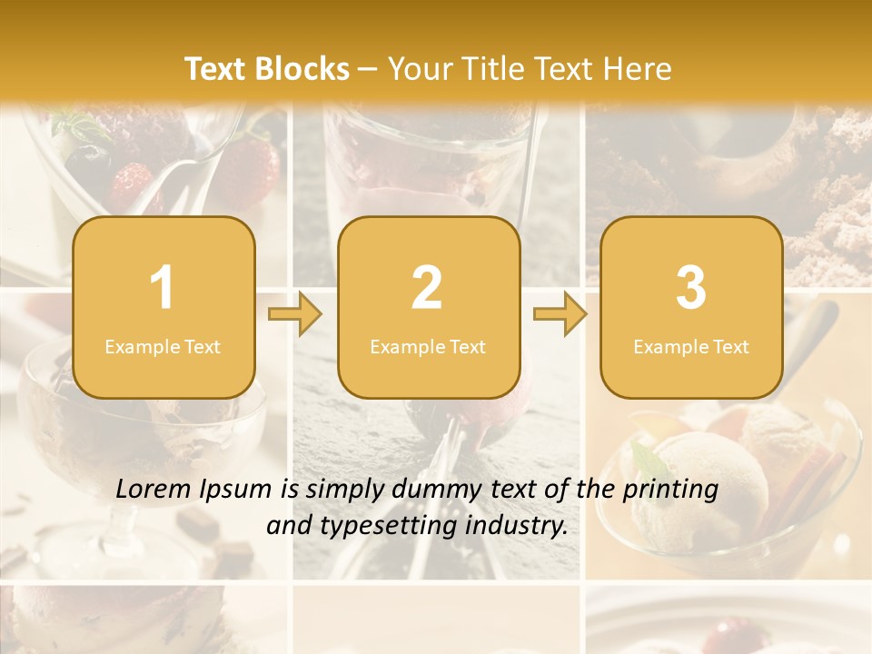 Dairy Chocolate Frozen PowerPoint Template