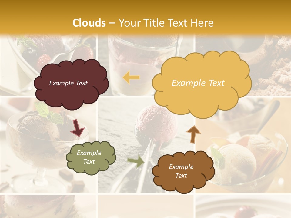 Dairy Chocolate Frozen PowerPoint Template