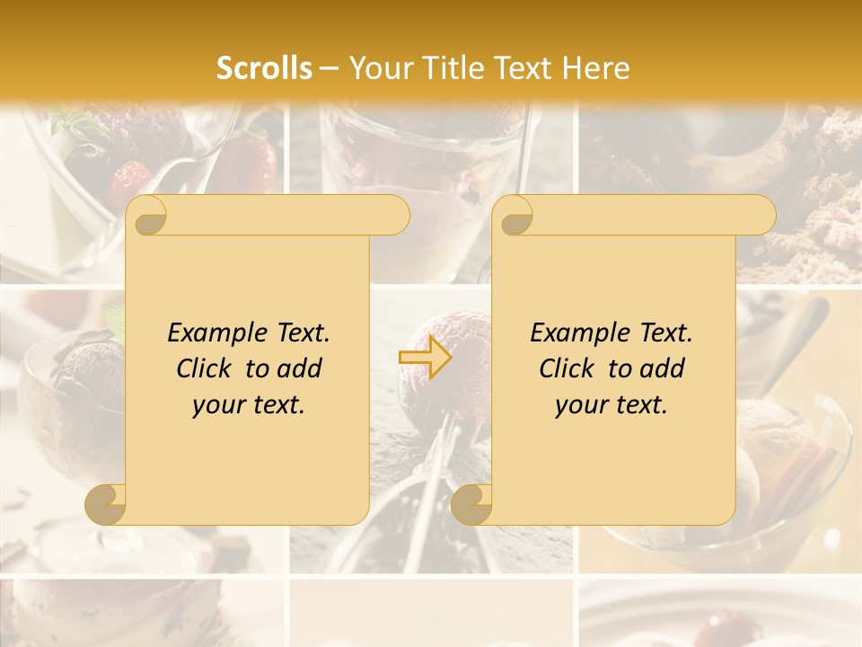Dairy Chocolate Frozen PowerPoint Template