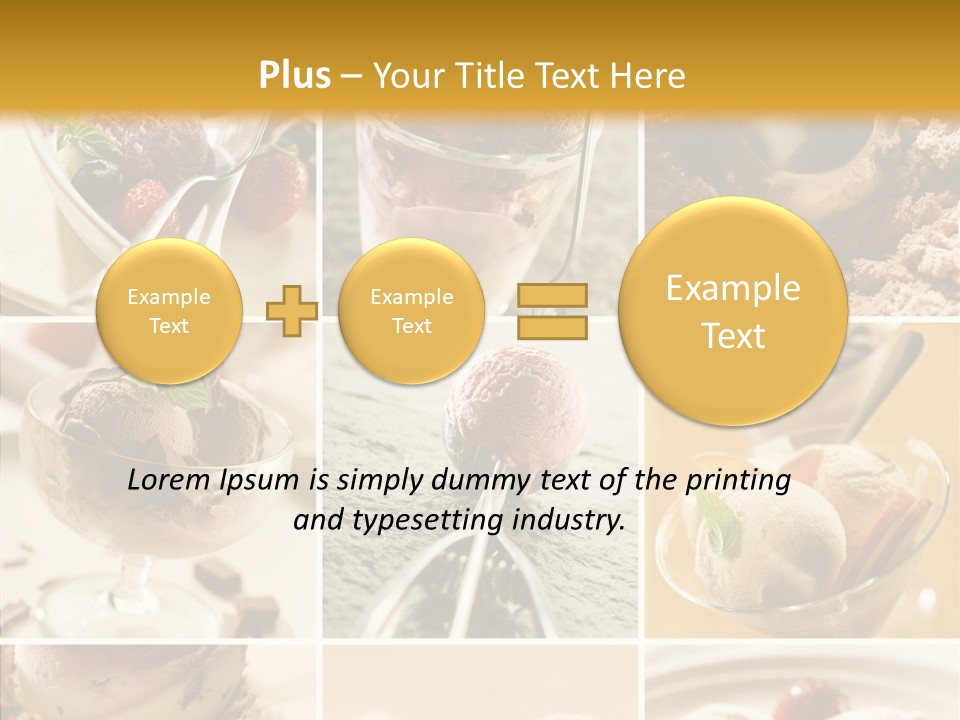 Dairy Chocolate Frozen PowerPoint Template