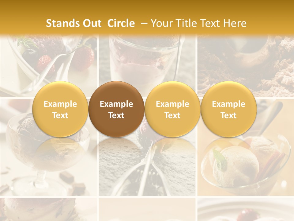 Dairy Chocolate Frozen PowerPoint Template