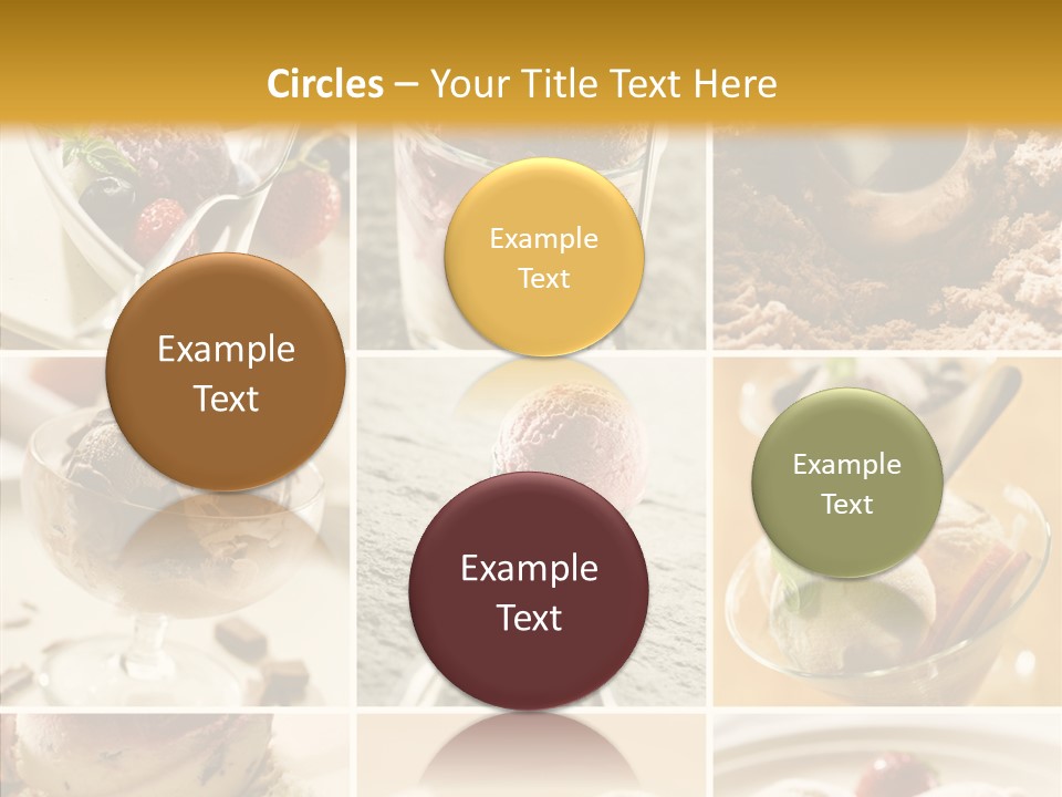 Dairy Chocolate Frozen PowerPoint Template