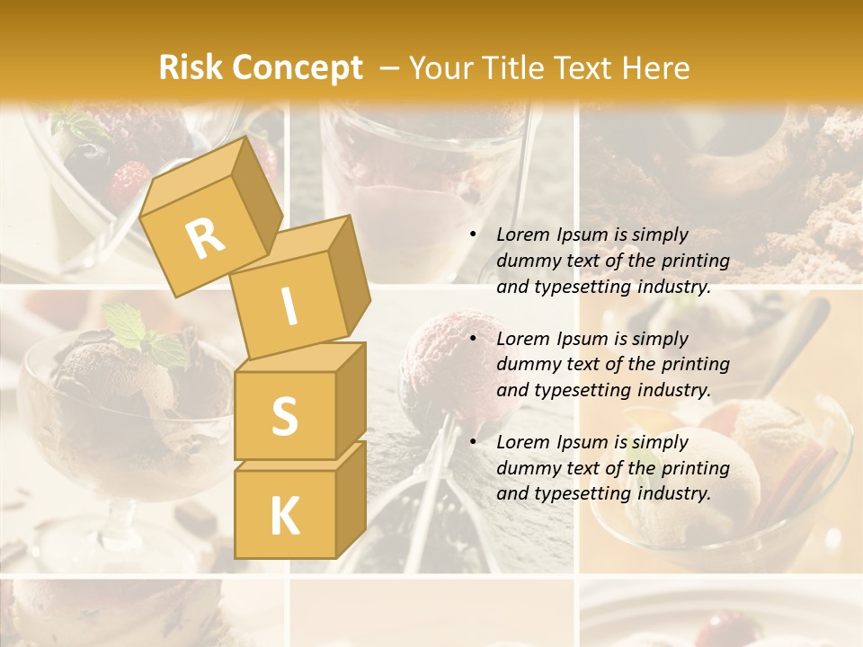 Dairy Chocolate Frozen PowerPoint Template