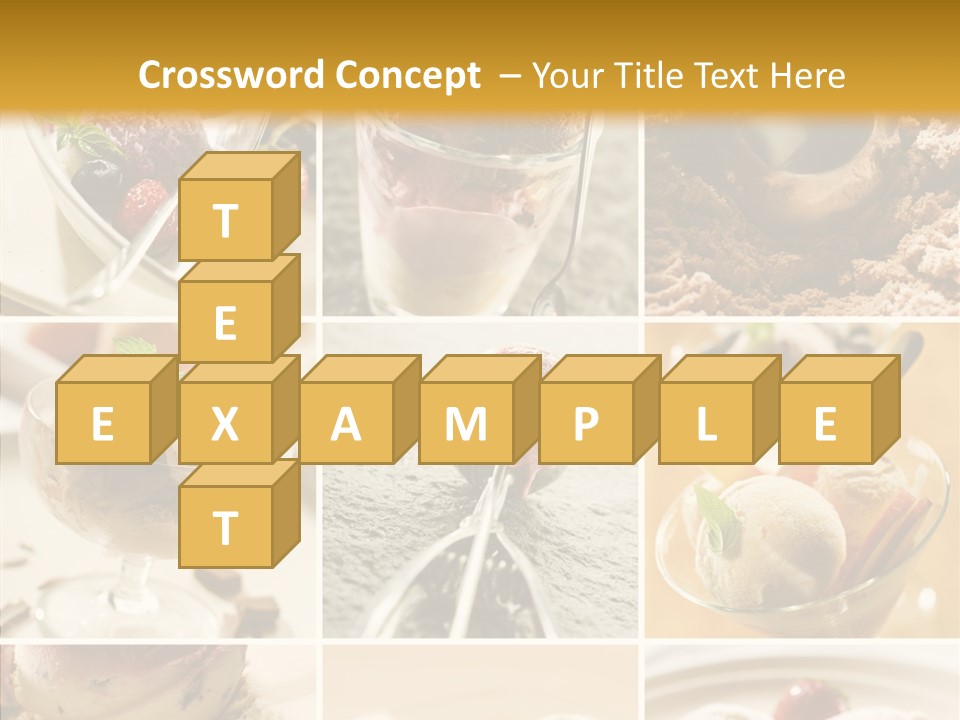 Dairy Chocolate Frozen PowerPoint Template