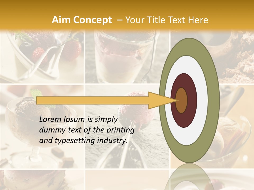 Dairy Chocolate Frozen PowerPoint Template