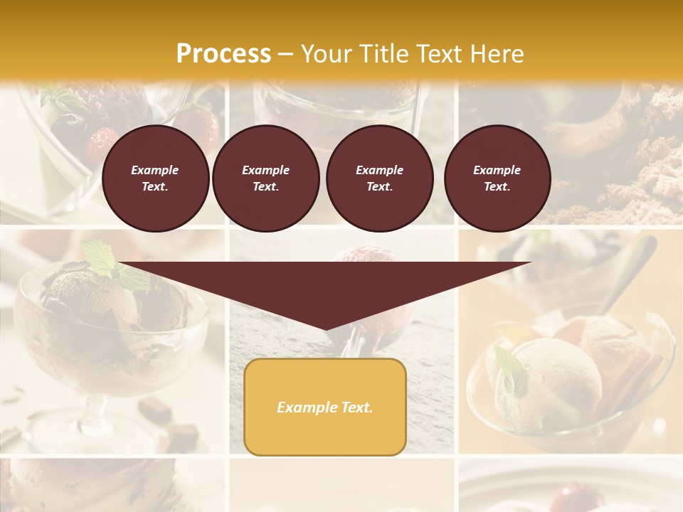 Dairy Chocolate Frozen PowerPoint Template