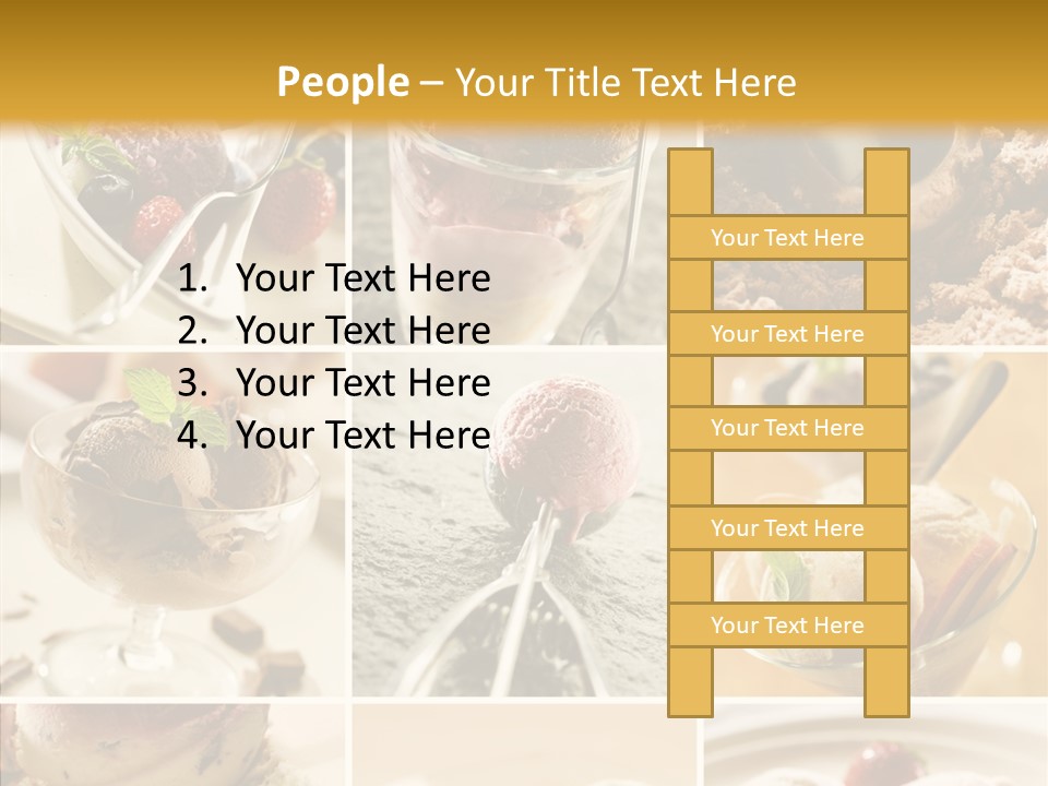 Dairy Chocolate Frozen PowerPoint Template