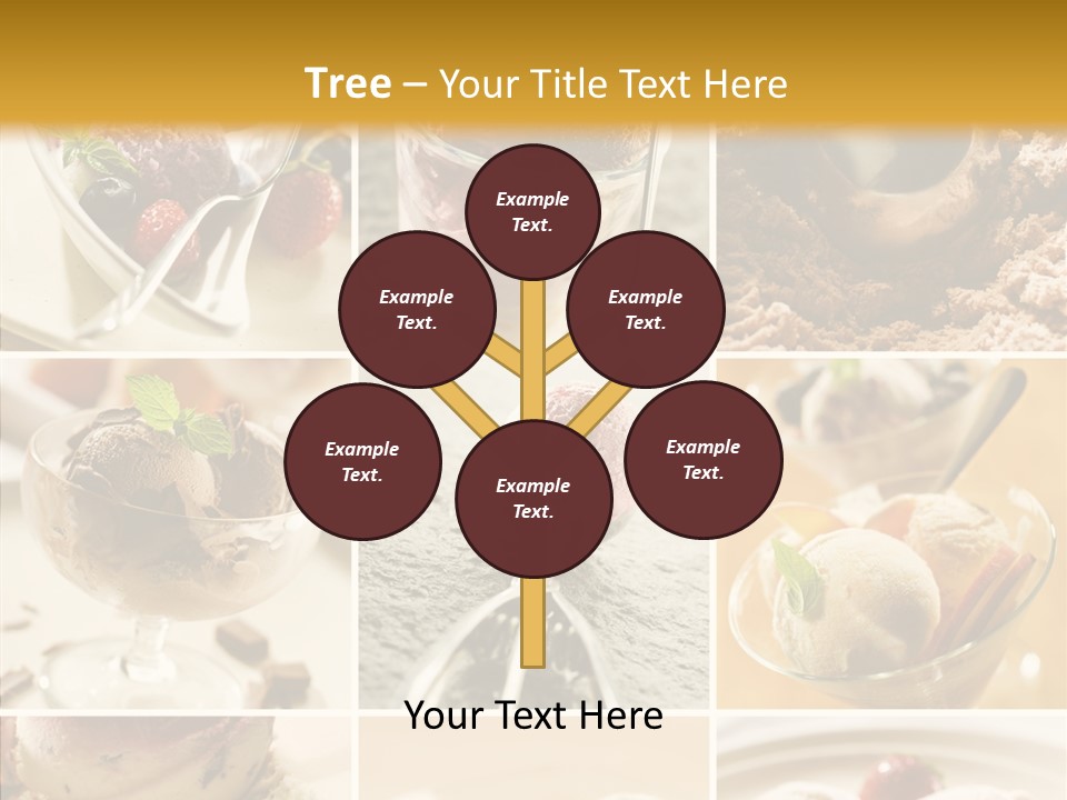 Dairy Chocolate Frozen PowerPoint Template