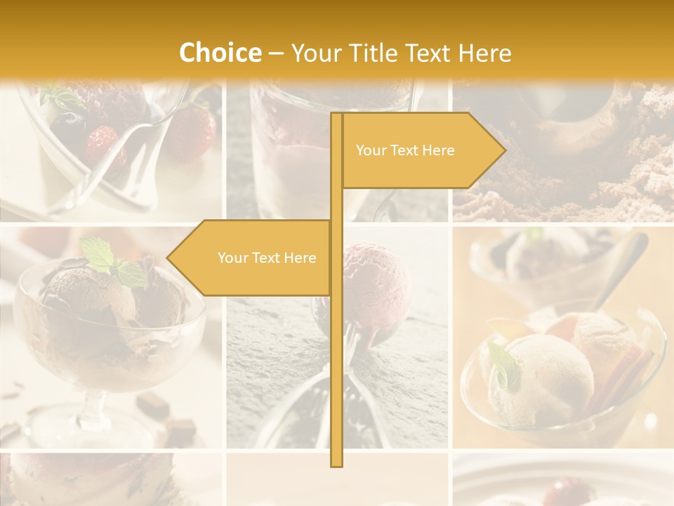 Dairy Chocolate Frozen PowerPoint Template