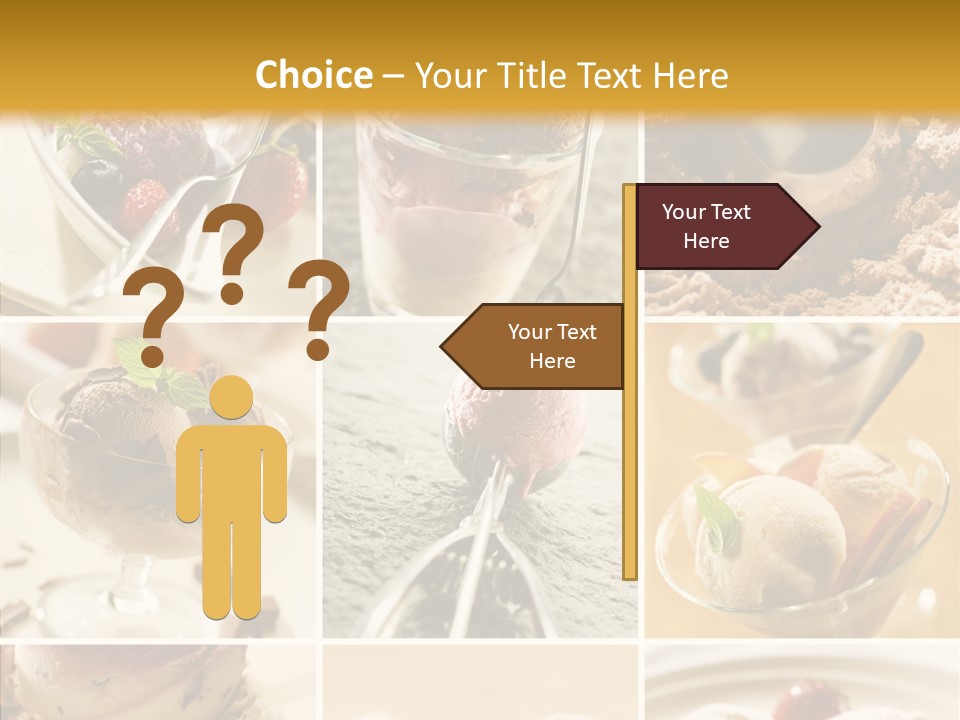 Dairy Chocolate Frozen PowerPoint Template