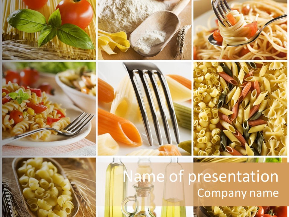 Tomato Olive Multiple PowerPoint Template