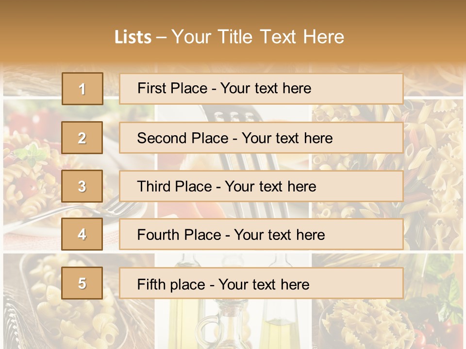Tomato Olive Multiple PowerPoint Template
