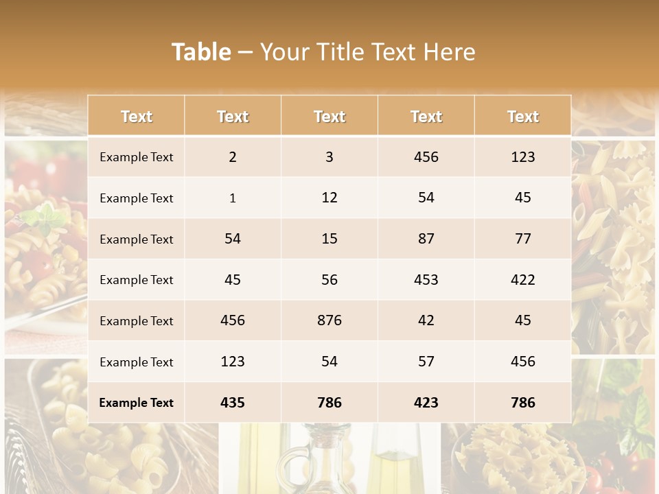 Tomato Olive Multiple PowerPoint Template