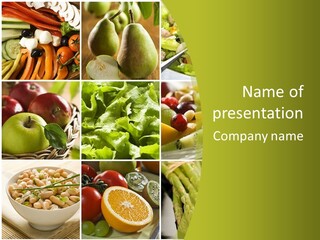 Salad Fresh Fruit PowerPoint Template