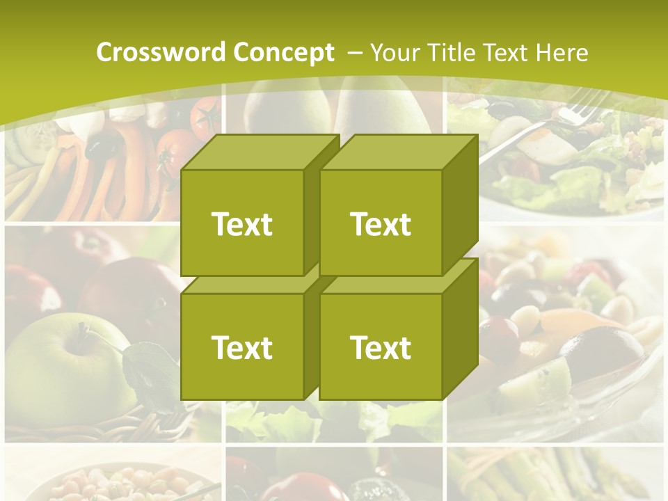 Salad Fresh Fruit PowerPoint Template