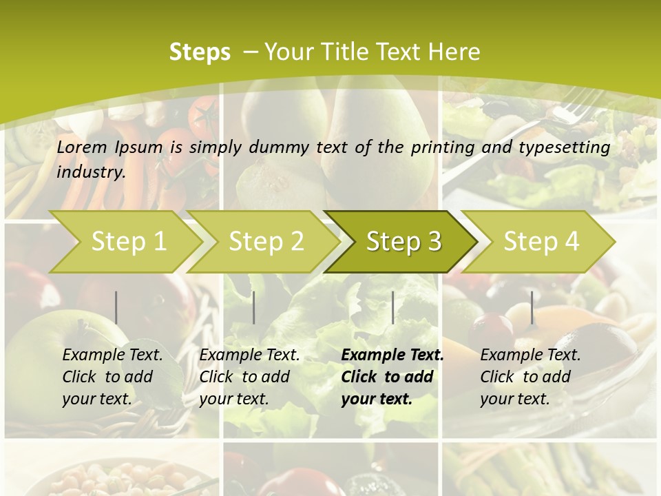 Salad Fresh Fruit PowerPoint Template