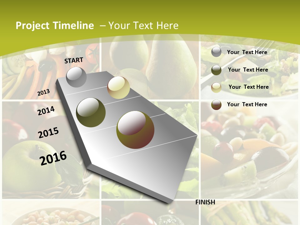 Salad Fresh Fruit PowerPoint Template