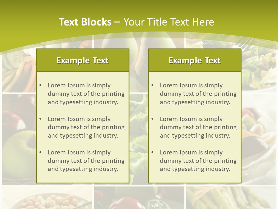 Salad Fresh Fruit PowerPoint Template