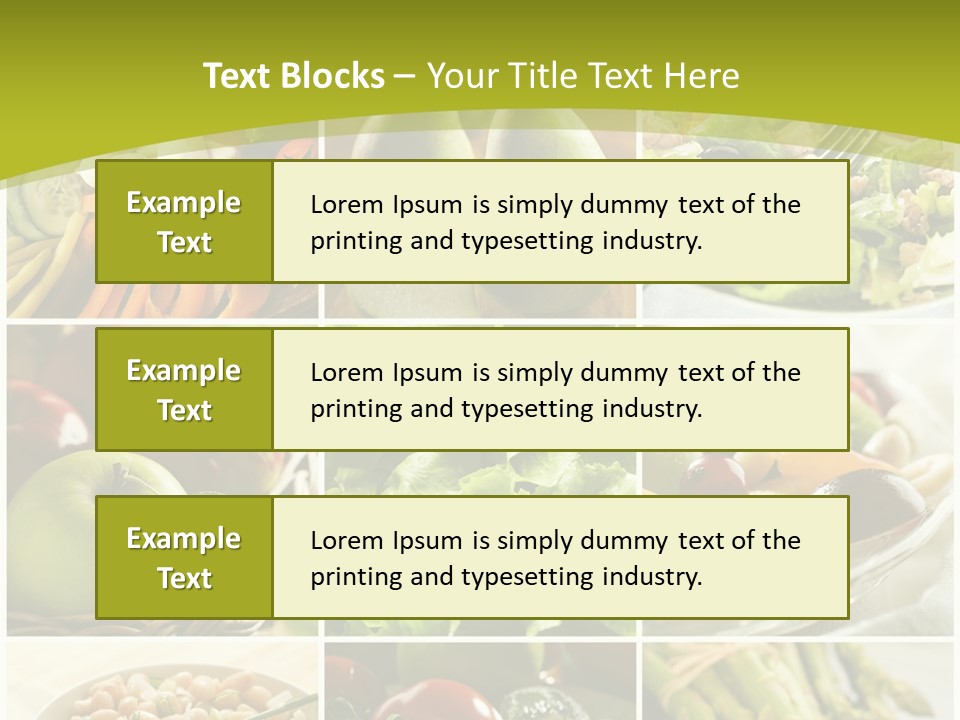 Salad Fresh Fruit PowerPoint Template