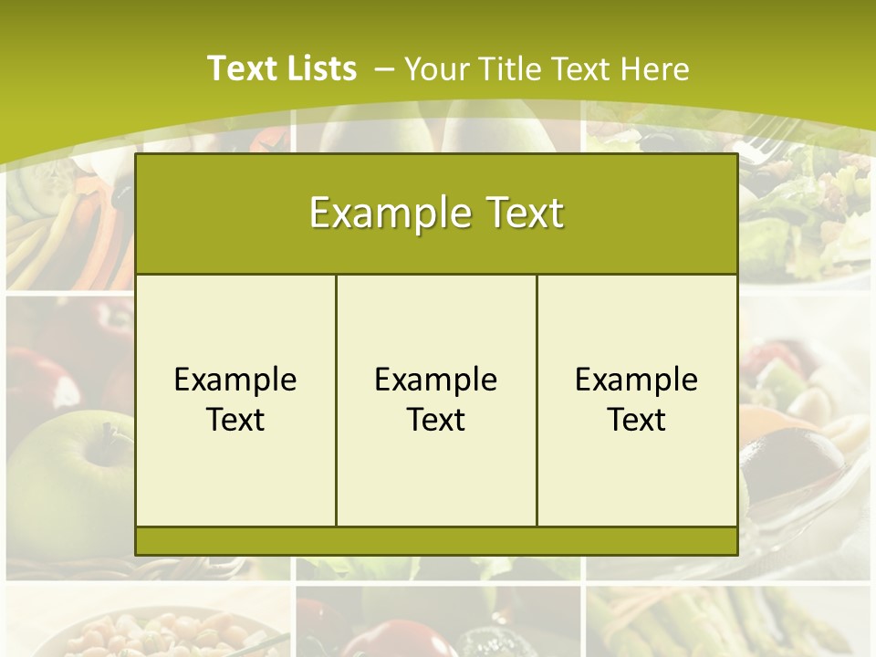 Salad Fresh Fruit PowerPoint Template