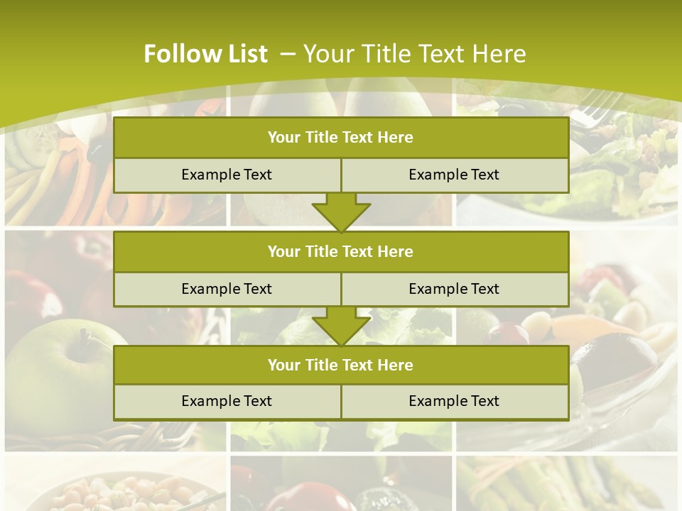 Salad Fresh Fruit PowerPoint Template