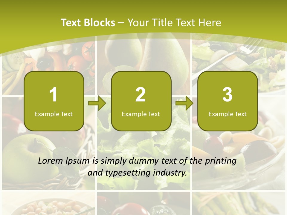 Salad Fresh Fruit PowerPoint Template
