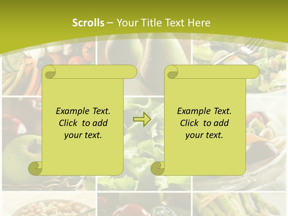 Salad Fresh Fruit PowerPoint Template
