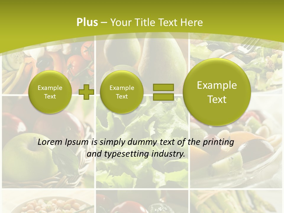 Salad Fresh Fruit PowerPoint Template