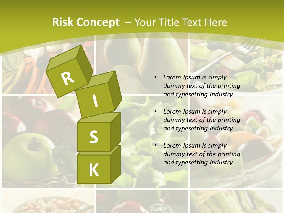 Salad Fresh Fruit PowerPoint Template