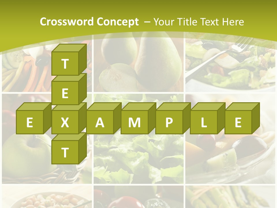 Salad Fresh Fruit PowerPoint Template