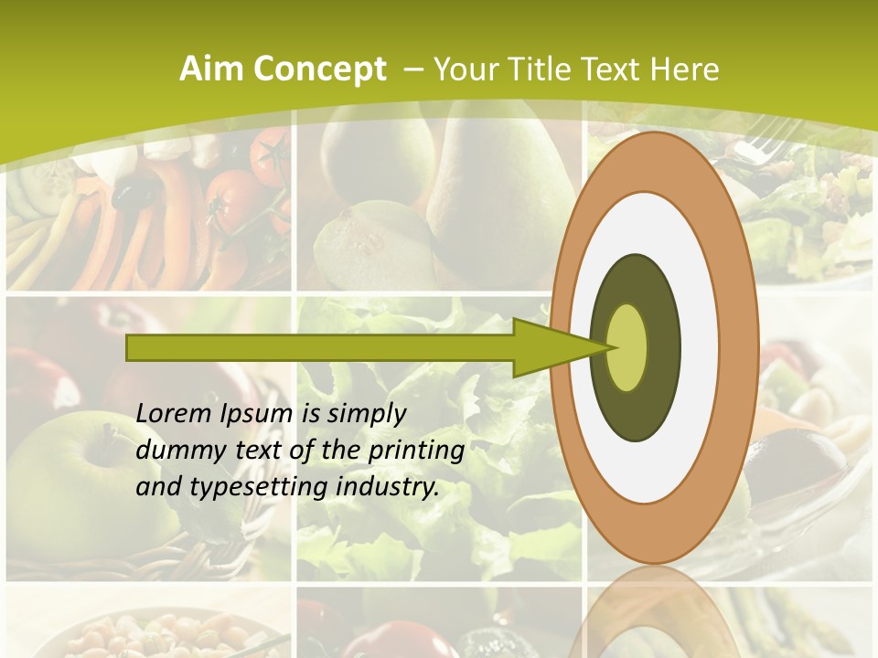 Salad Fresh Fruit PowerPoint Template