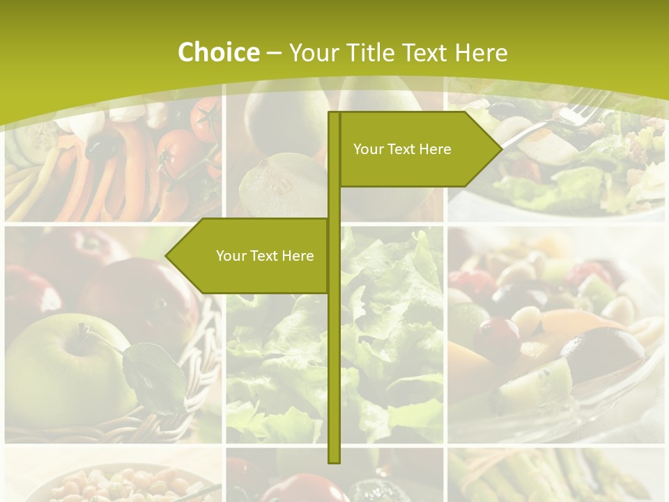 Salad Fresh Fruit PowerPoint Template