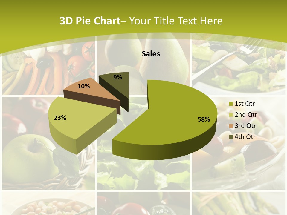 Salad Fresh Fruit PowerPoint Template