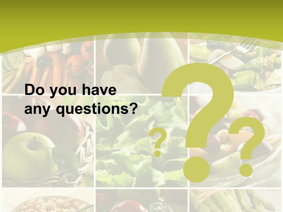 Salad Fresh Fruit PowerPoint Template