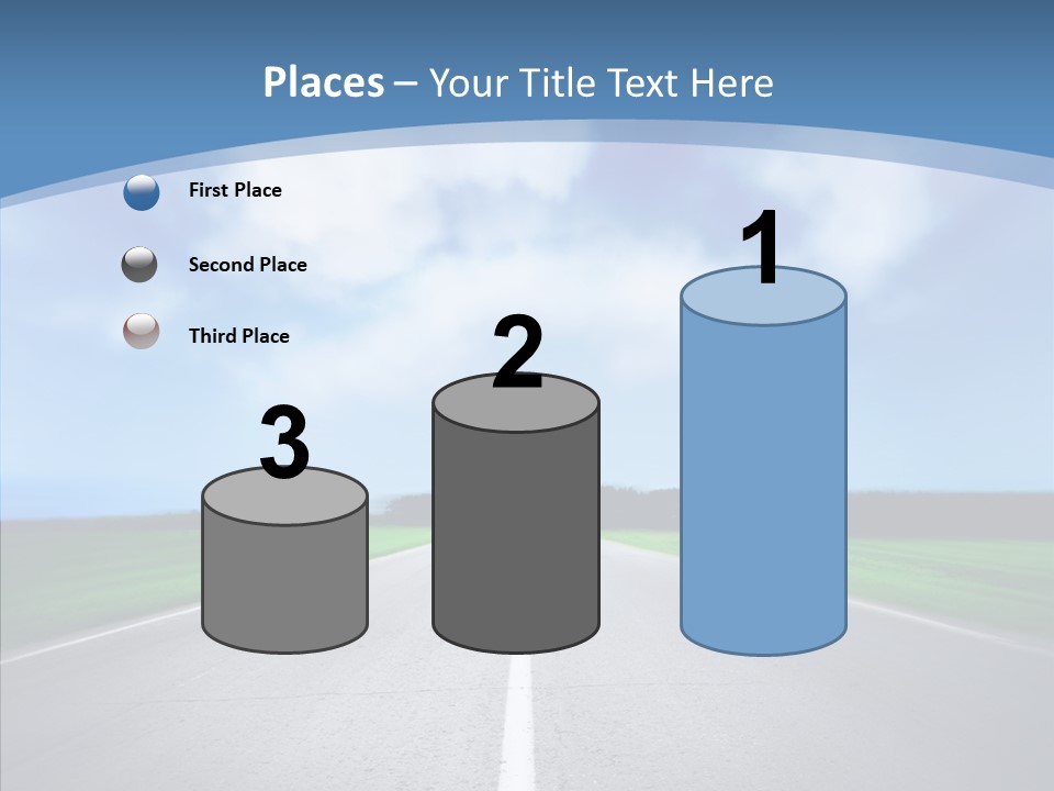 Freeway Motion Nature PowerPoint Template