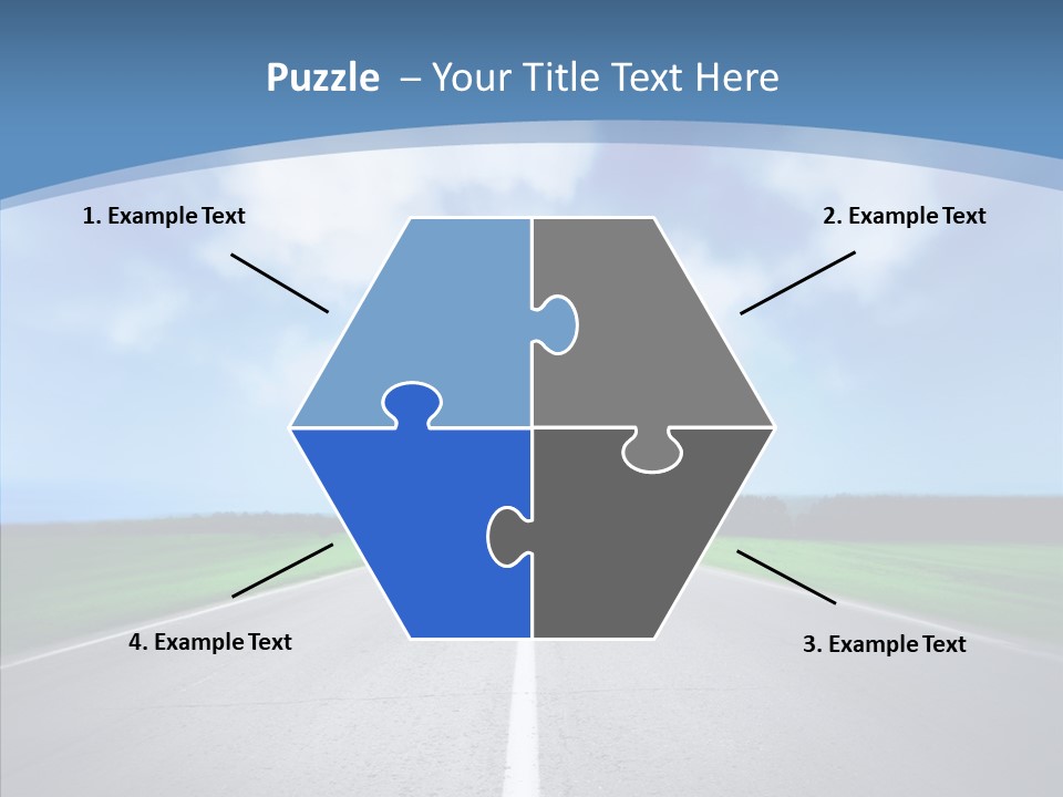 Freeway Motion Nature PowerPoint Template