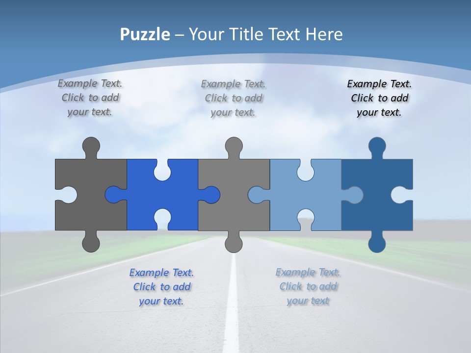 Freeway Motion Nature PowerPoint Template