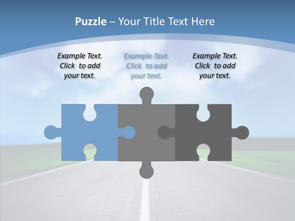 Freeway Motion Nature PowerPoint Template