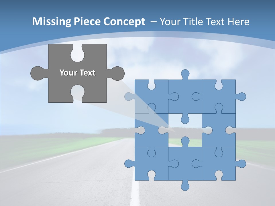 Freeway Motion Nature PowerPoint Template