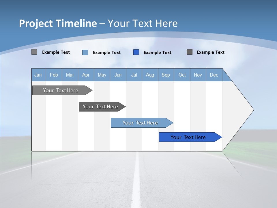 Freeway Motion Nature PowerPoint Template