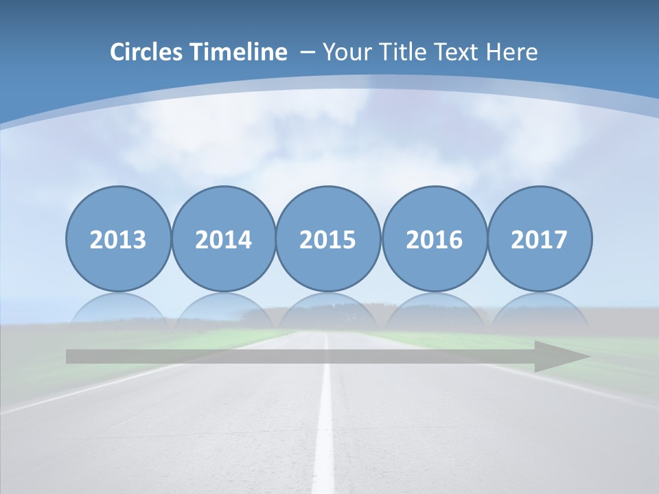 Freeway Motion Nature PowerPoint Template