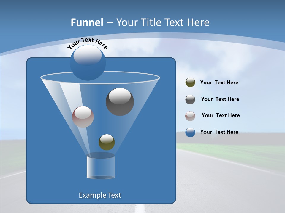 Freeway Motion Nature PowerPoint Template