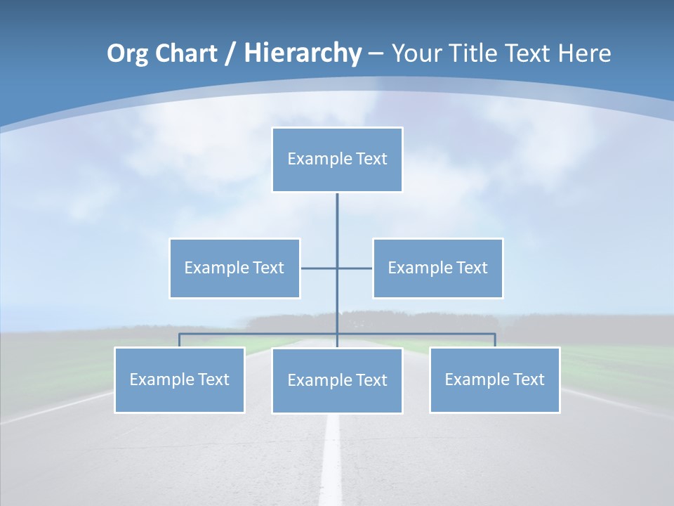 Freeway Motion Nature PowerPoint Template